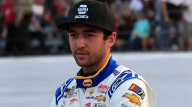 chase elliott looks on during the running of the nascar cup news photo 1685400544
